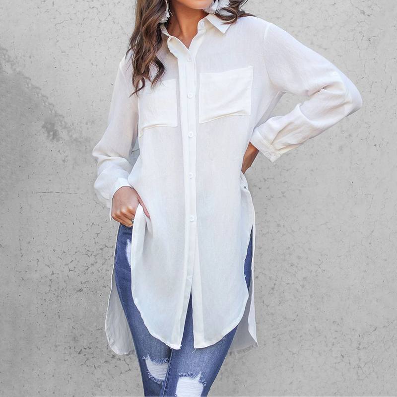 Oversized Tunic Blouse