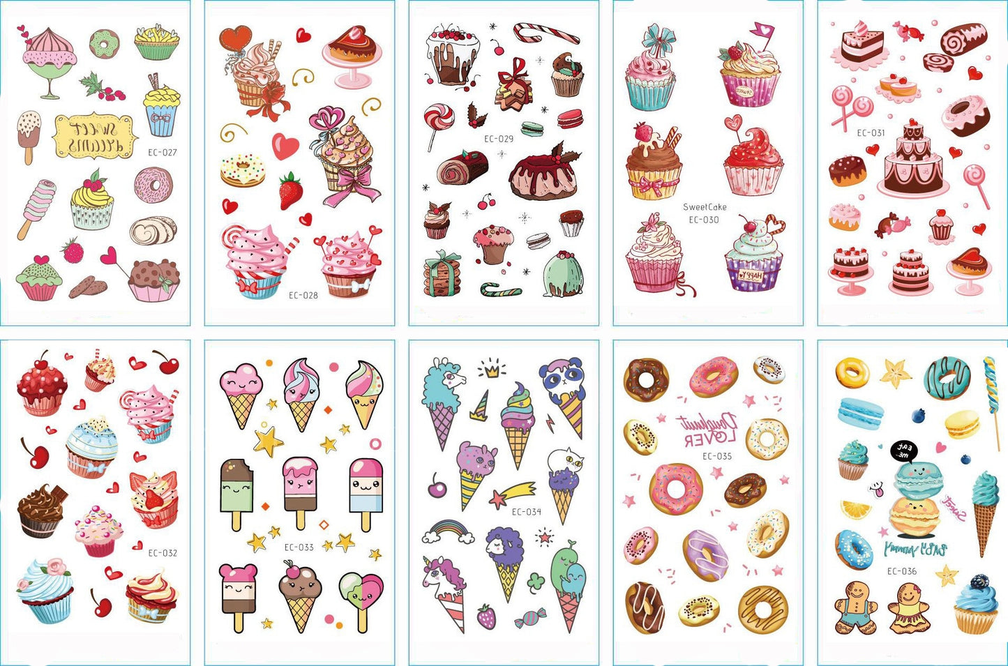 10pc Variety Sticker