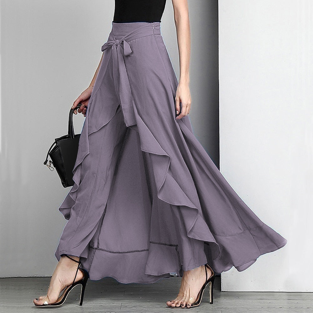 Ruffled Pants Skirt