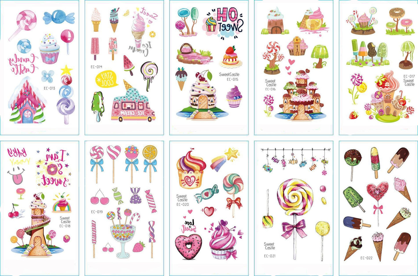 10pc Variety Sticker