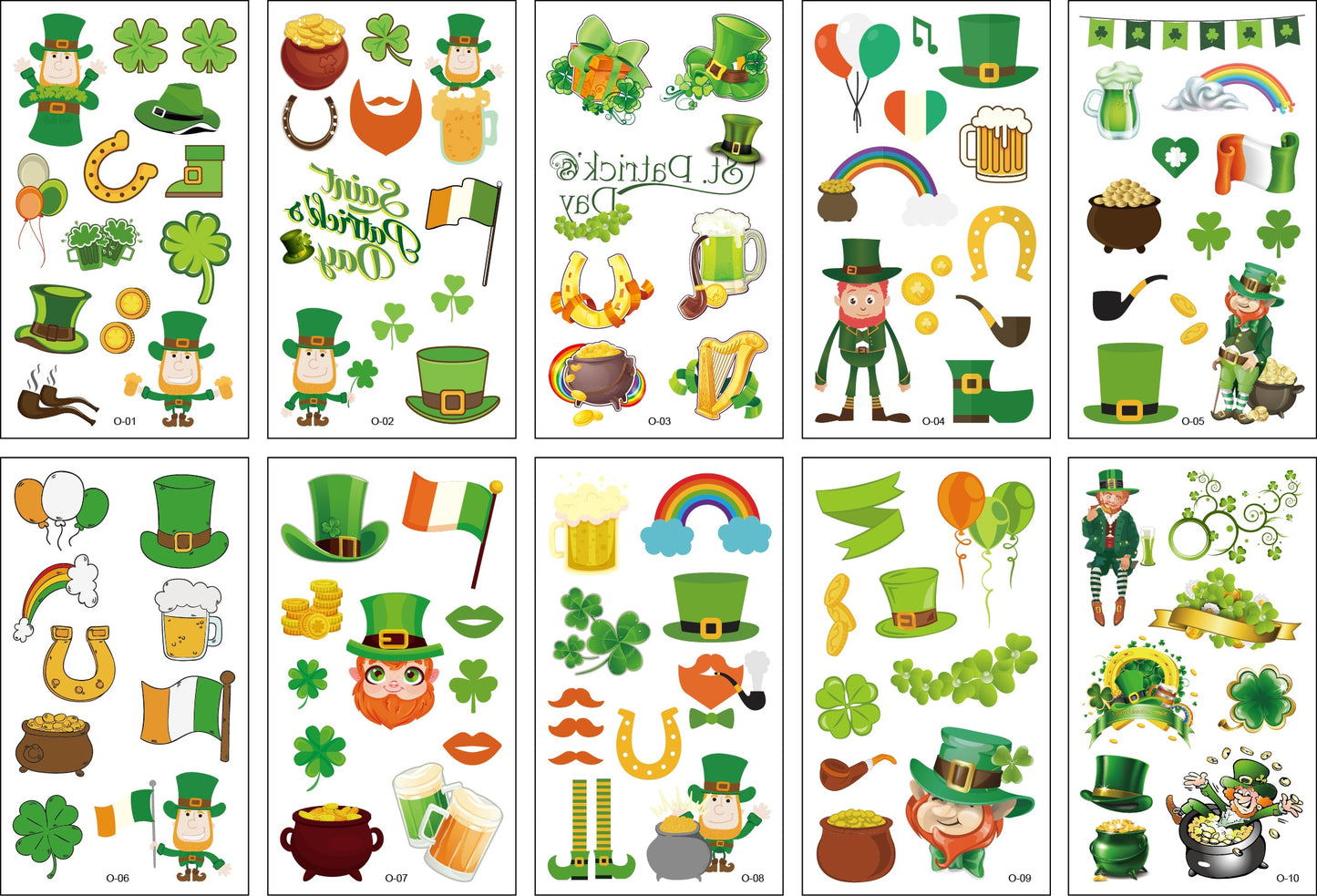 10pc Variety Sticker