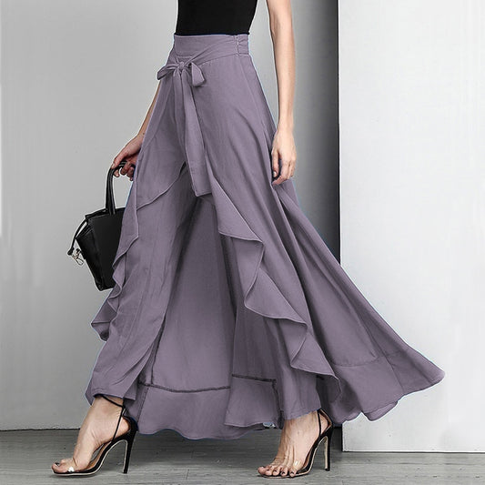 Ruffled Pants Skirt