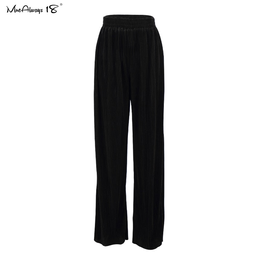 Wide Leg Pants Suit