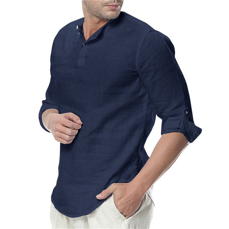 Breathable Men's Beach Shirt