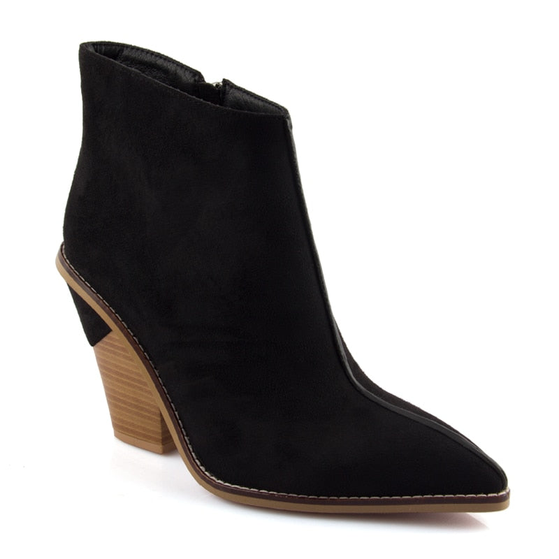 Hot Pointed Toe Ankle Booties