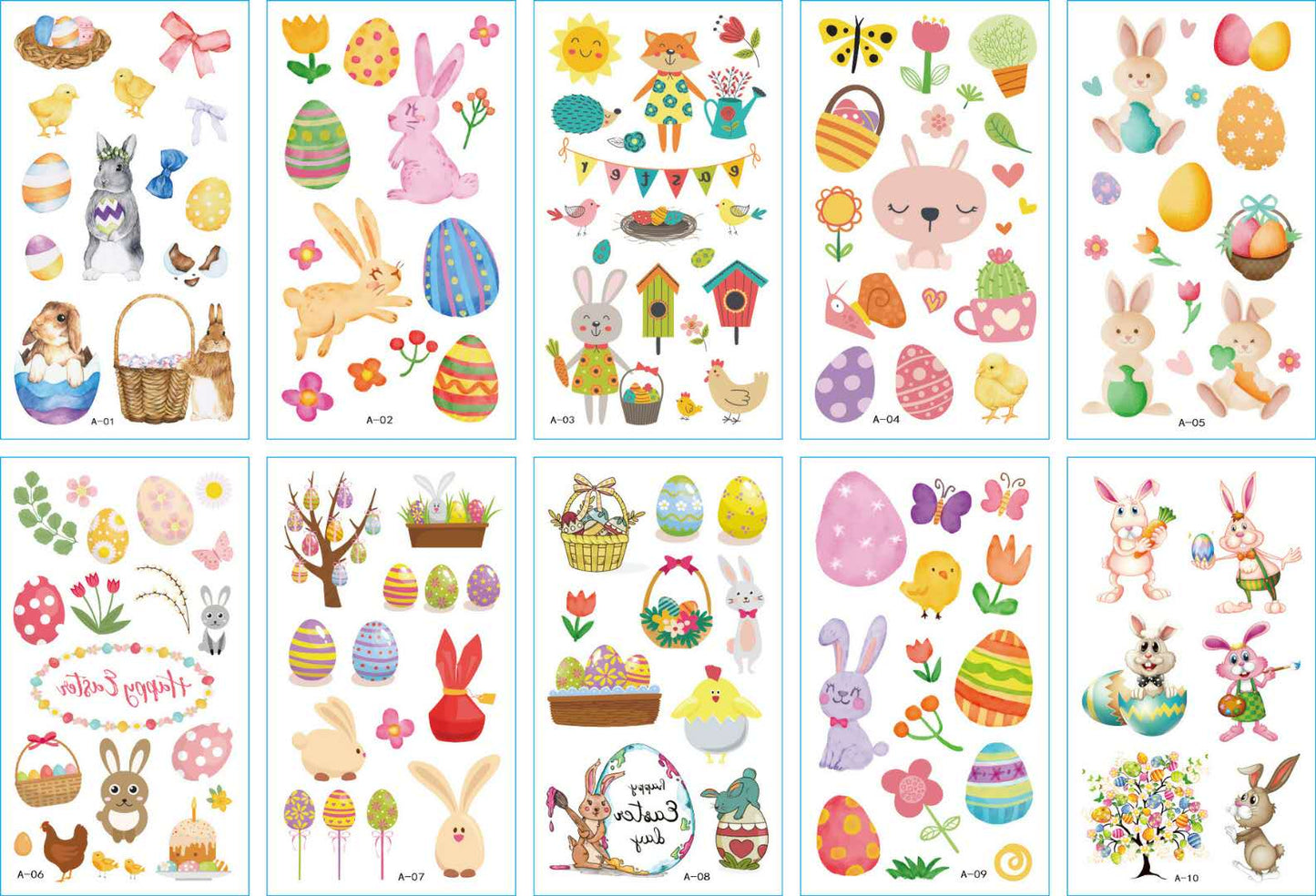 10pc Variety Sticker