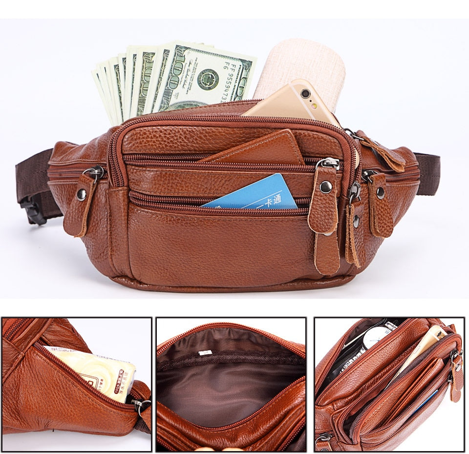 Men Genuine Leather Bag