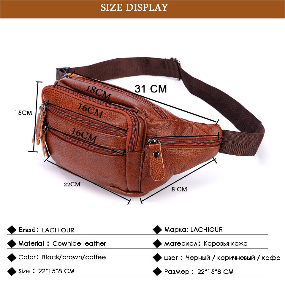 Men Genuine Leather Bag