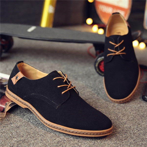 Men Suede & Leather Casual Shoes