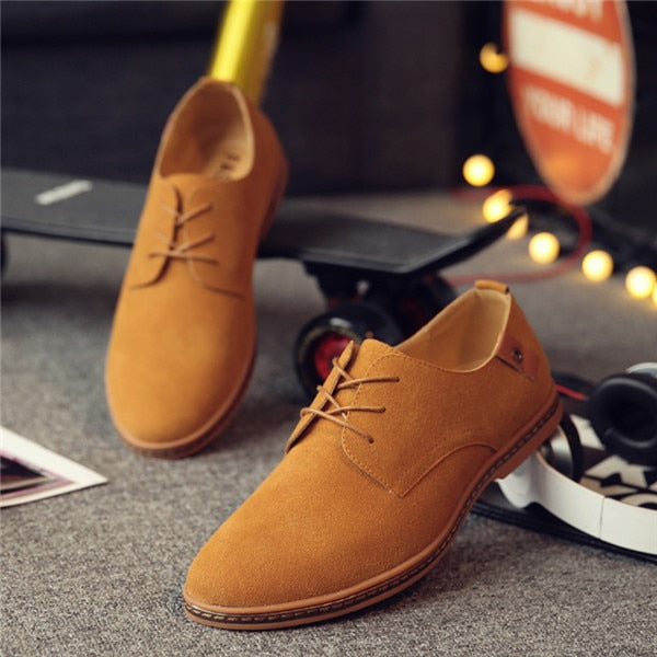 Men Suede & Leather Casual Shoes