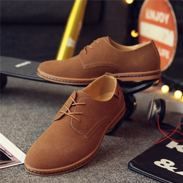 Men Suede & Leather Casual Shoes