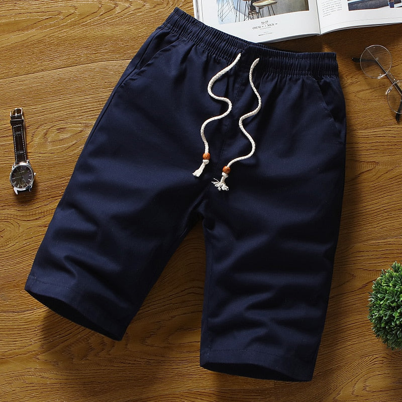 Breathable Shorts with Elastic Waist Band