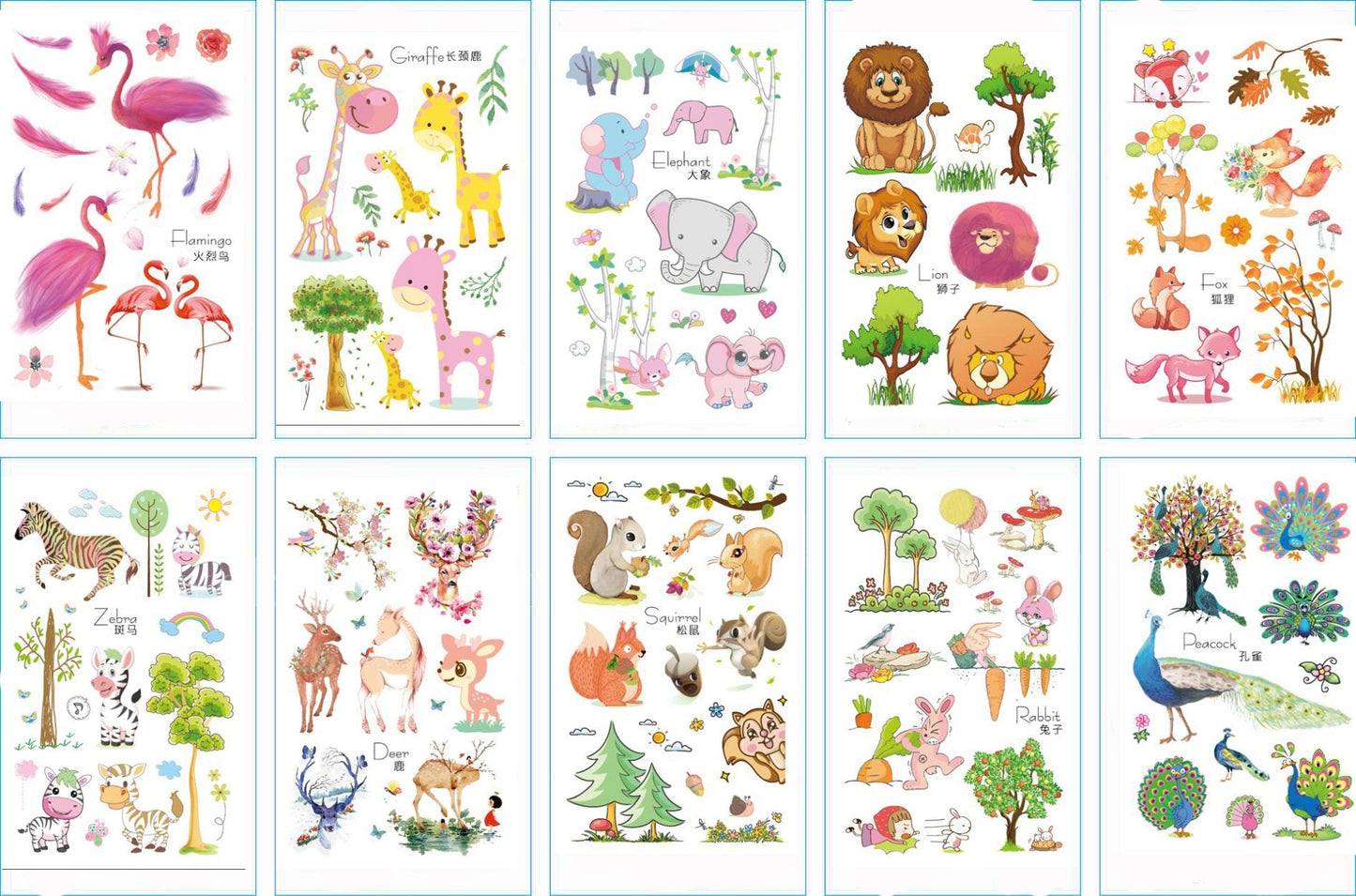 10pc Variety Sticker