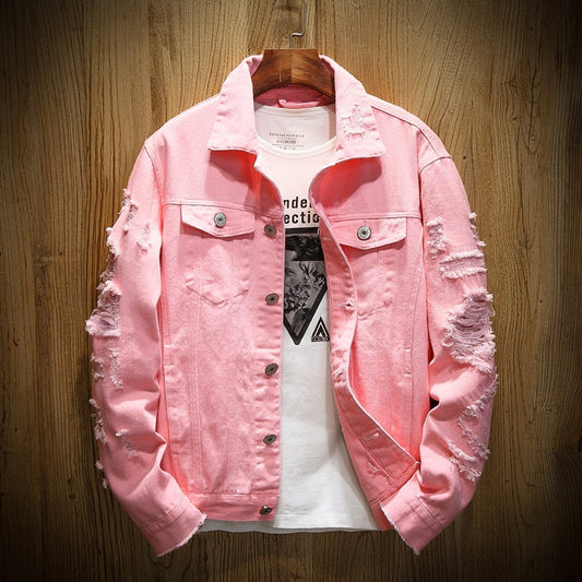 Denim Destressed Jacket