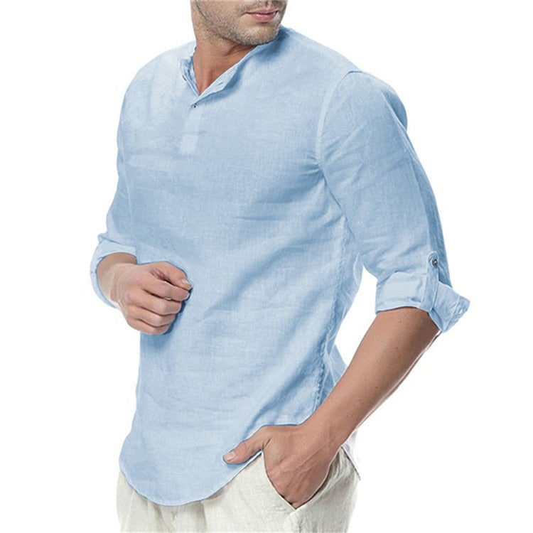 Breathable Men's Beach Shirt