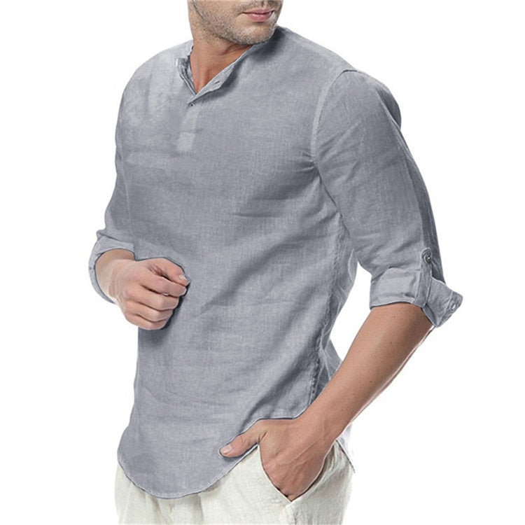 Breathable Men's Beach Shirt