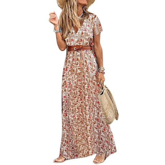 Boho-chic Dress with belt