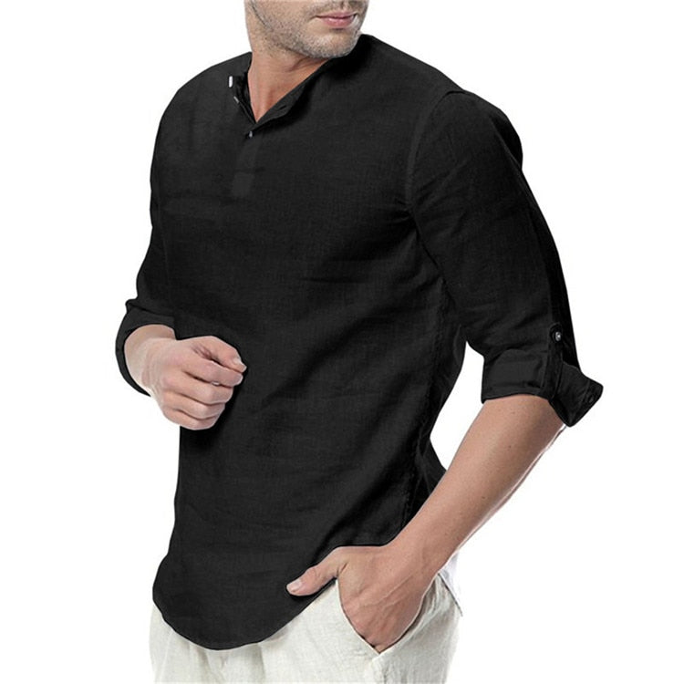 Breathable Men's Beach Shirt