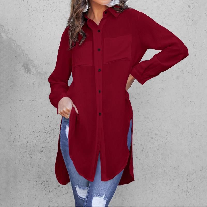 Oversized Tunic Blouse