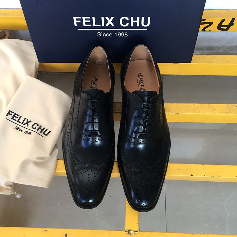 Wing-tip Oxford Business Shoes