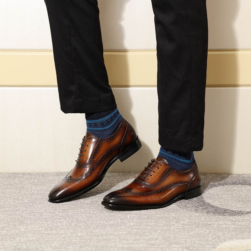 Wing-tip Oxford Business Shoes