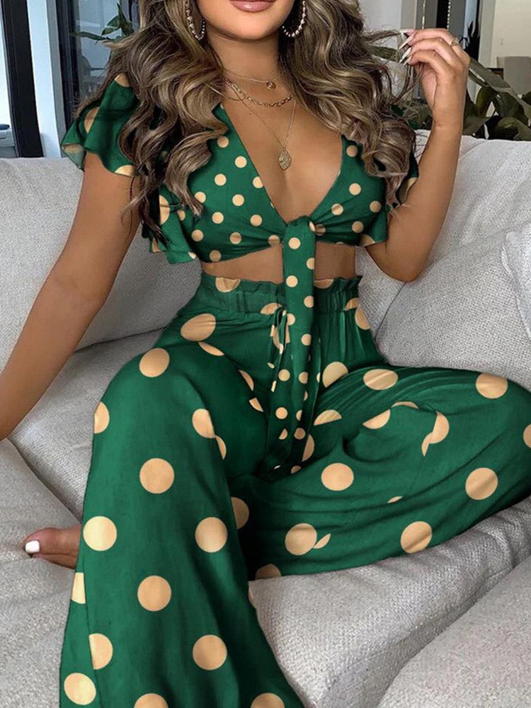 2 Pc High Waist Set