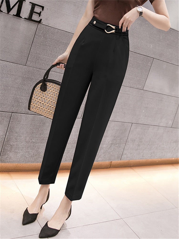 High Waist Casual Pants